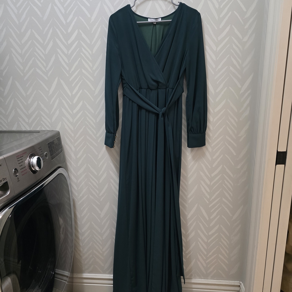 Baltic Born Deep Teal Long Sleeve Dress